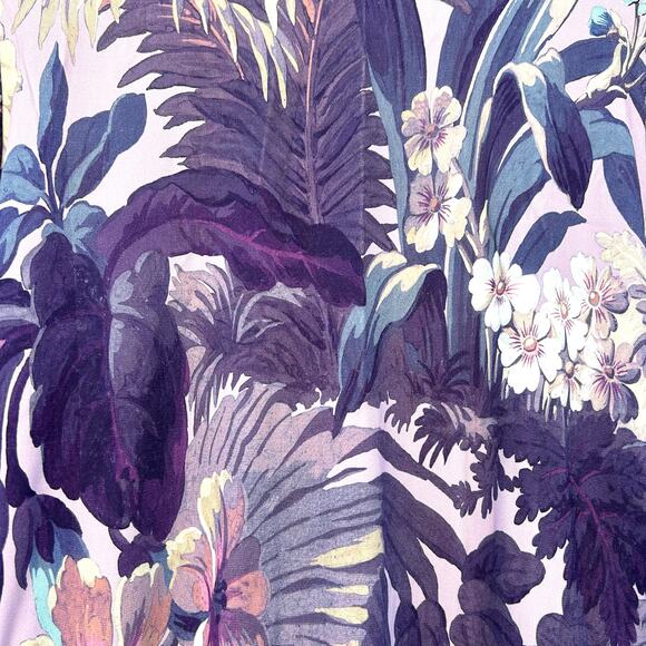 House Of Hackney Midnight Garden Long Sleeve Bodycon Midi Dress Mock Neck 12 - Picture 6 of 12